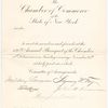 120 ANNUAL BANQUET [held by] CHAMBER OF COMMERCE OF STATE OF NEW YORK [at] DELMONICO'S (HOT;)