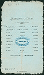 DINNER [held by] CERCLE FRANCAIS DE L'HARMONIE [at] HOFFMAN HOUSE (REST;)