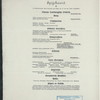FOURTH ANNUSL DINNER [held by] HOLLAND SOCIETY [at] HOTEL BRUNSWICK [NY?] (REST;)