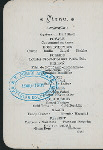 ? [held by] FIDELIO CLUB [at] [NEW YORK]
