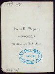 ? [held by] FIDELIO CLUB [at] [NEW YORK]