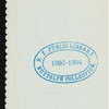 ? [held by] THE PATRIARCHS [at] "DELMONICOS,[NEW YORK]" (REST)
