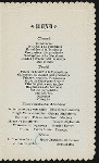 ? [held by] THE PATRIARCHS [at] "DELMONICOS,[NEW YORK]" (REST)