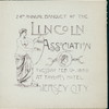 24TH ANNUAL BANQUET [held by] THE LINCOLN ASSOCIATION [at] "TAYLOR'S HOTEL, JERSEY CITY, N.J." (HOTEL)