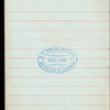 DINNER] [held by] THE SOCIETY FOR LITERARY KNOWLEDGE [at] ?