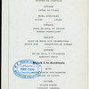 THIRD ANNUAL DINNER [held by] THE SOUTHERN BERKSHIRE SOCIETY OF NEW YORK [at] "CLARK'S, NEW YORK, NY" (REST;)