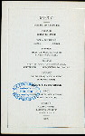 THIRD ANNUAL DINNER [held by] THE SOUTHERN BERKSHIRE SOCIETY OF NEW YORK [at] "CLARK'S, NEW YORK, NY" (REST;)