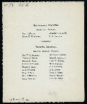 FIFTH ANNUAL BANQUET [held by] OHIO SOCIETY OF NEW YORK [at] "DELMONICO'S, NEW YORK, NY" (REST;)