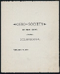 FIFTH ANNUAL BANQUET [held by] OHIO SOCIETY OF NEW YORK [at] "DELMONICO'S, NEW YORK, NY" (REST;)