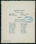 FIFTH ANNUAL BANQUET [held by] OHIO SOCIETY OF NEW YORK [at] "DELMONICO'S, NEW YORK, NY" (REST;)