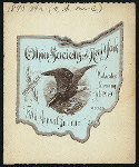 FIFTH ANNUAL BANQUET [held by] OHIO SOCIETY OF NEW YORK [at] "DELMONICO'S, NEW YORK, NY" (REST;)