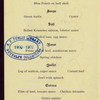 ANNUAL WASHINGTON'S BIRTHDAY DINNER [held by] ORDER OF UNITED AMERICANS [at] M.F. LYONS; BOWERY; NY; (REST;)