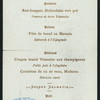 120TH ANNIVERSARY DINNER [held by] MARINE SOCIETY OF NEW YORK [at] DELMONICO'S (REST;)