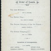 SEVENTH ANNUAL BANQUET [held by] OLD GUARD ALBANY ZOUAVE CADETS [at] ALBANY CLUB [NY OR GA?] ((CLUB))