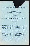 TENTH ANNUAL DINNER [held by] SUPERINTENDENT INSPECTORS AND CAPTAINS OF POLICE OF NEW YORK CITY [at] "DELMONICO'S, NEW YORK, NY" (REST)