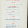 ANNUAL BANQUET OF THE COMMANDERY [held by] LOYAL LEGION OF THE UNITED STATES [at] "THE ARLINGTON,WASH.DC" (HOTEL)