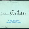 DINNER [held by] MUSICA DEGLI ALLIEVI CARACINIERI [at] "ROME, ITALY" (?)