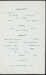 ANNUAL DINNER [held by] WASH.CHAPTER OF THE ORDER OF UNITED AMERICANS [at] "LYONS REST.259 BOWERY, NY" (REST;)
