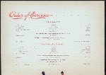 SIXTH ANNUAL BANQUET [held by] MICHIGAN CLUB [at] "DETROIT RINK, (DETROIT MI?)" ((REST?);)
