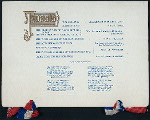 WASHINGT0N'S BIRTHDAY [held by] NEW YORK SONS OF THE REVOLUTION [at] "DELMONICO'S, NEW YORK, NY" (REST;)