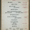 COMPLIMENTARY DINNER [held by] FRIENDS OF HON. JOHN C. SPOONER [at] "CHAMBELIN'S, WASHINGTON, D.C." (REST;)