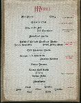 COMPLIMENTARY DINNER [held by] FRIENDS OF HON. JOHN C. SPOONER [at] "CHAMBELIN'S, WASHINGTON, D.C." (REST;)