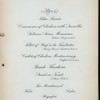FIRST ANNUAL BANQUET [held by] HAMILTON CLUB [at] THE AUDITORIUM CHICAGO IL (CLUBHOUSE)