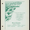 107TH ANNIVESARY DINNER [held by] FRIENDLY SONS OF ST PATRICK [at] "DELMONICO'S, NEW YORK, NY" (REST;)