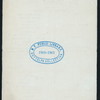 DINNER [held by] THE DILETTANTI SOCIETY [at] "THE WALNUT ROOMS; THE GRAND HOTEL, TRAFALGAR SQUARE, [LONDON,ENGLAND]" (HOTEL)