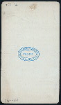 DINNER [held by] THE DILETTANTI SOCIETY [at] "THE WALNUT ROOMS; THE GRAND HOTEL, TRAFALGAR SQUARE, [LONDON,ENGLAND]" (HOTEL)