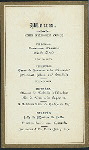 ANNIVERSARY FESTIVAL [held by] BRITISH ORPHAN ASYLUM [at] "WHITEHALL ROOMS, THE HOTEL METROPOLE, LONDON [ENGLAND]" (FOREIGN HOTEL)