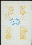 DINNER TO MR. B.F.MARTIN [held by] SALVATOR CLUB [at] "PALACE HOTEL, NY" (HOTEL)