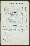 DINNER [held by] THE RICHELIEU & ONTARIO NAVIGATION CO. [at] TADOUSAC ([SS])