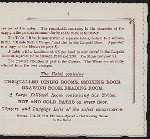 LUNCHEON AND DINNER [held by] DE KEYSER'S ROYAL HOTEL [at] BLACKFRIARS LONDON ENGLAND (FOR;)