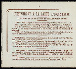 LUNCHEON AND DINNER [held by] DE KEYSER'S ROYAL HOTEL [at] BLACKFRIARS LONDON ENGLAND (FOR;)