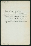 BREAKFAST(?) ADMIRAL JOHN GRIMES WALKER AND THE WHITE SQUADRON [held by] CHAMBER OF COMMERCE [NEW YORK CITY?] [at] "LAWYER'S CLUB, NEW YORK, NY" ((CLUB))