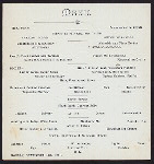 DINNER [held by] THE WINDSOR [at] MONTREAL [CANADA?] (HOTEL)