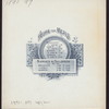 DINNER [held by] THE WINDSOR [at] MONTREAL [CANADA?] (HOTEL)