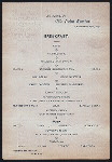 DINNER AND BREAKFAST [held by] AMERICAN ASSOCIATION OF GENERAL PASSENGER AND TICKET AGENTS [at] EN ROUTE TO OLD POINT COMFORT BY SPECIAL TRAIN OF PULLMAN CARS (RR)