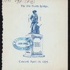 SEMI-ANNUAL MEETING AND DINNER [held by] MASS SOCIETY OF THE SONS OF THE AMERICAN REVOLUTION [at] "FANEUIL HALL, BOSTON, [MASS]" (OTHER)