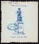 SEMI-ANNUAL MEETING AND DINNER [held by] MASS SOCIETY OF THE SONS OF THE AMERICAN REVOLUTION [at] "FANEUIL HALL, BOSTON, [MASS]" (OTHER)