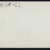 MEAL FOR THE MEMBERS OF TERRACE BOWLING CLUB [held by] MR. LOUIS WEBER [at] "TERRACE GARDEN,?"