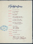 THANKSGIVING DINNER [held by] OCCIDENTAL HOTEL [at] "SAN FRANCISCO, CA" (HOTEL)
