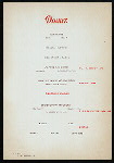 DINNER] [held by] THE FELLOWSHIP CLUB OF CHICAGO [at] "KINSLEY'S, CHICAGO,(ILL)"