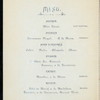 EIGHTH ANNUAL BANQUET [held by] OLD GUARD ALBANY ZOUAVE CADETS [at] FORT ORANGE CLUB