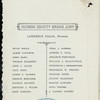 DINNER [held by] HUDSON COUNTY GRAND JURY [at] "HOTEL WASHINGTON, JERSEY CITY"
