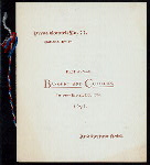 FIRST ANNUAL BANQUET AND COTILLON [held by] PRESS COUNCIL-71 [at] AUDITORIUM HOTEL (HOT;)