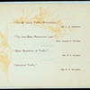 SEVENTH ANNUAL BANQUET TO THE ST. LOUIS TRAFFIC COMMISSION [held by] ASSOCIATED WHOLESALE GROCERS [at] MERCANTILE CLUB (OTHER (CLUB);)