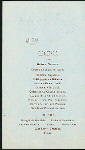MENU NEW YEAR 1892 [held by] HOFFMAN CAFES [at] "HOFFMAN CAFES, NEW YORK, NY" (REST;)
