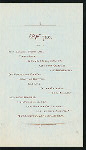 MENU NEW YEAR 1892 [held by] HOFFMAN CAFES [at] "HOFFMAN CAFES, NEW YORK, NY" (REST;)